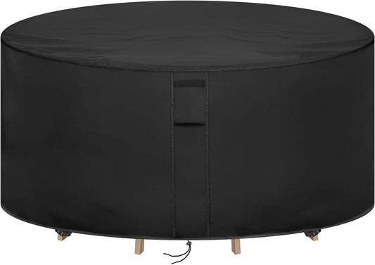 Round Patio Furniture Covers Waterproof, 48"Dia X 36"H