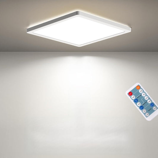 BLNAN 9 Inch Motion Sensor Ceiling Light, 18W Dimmable with Remote Control