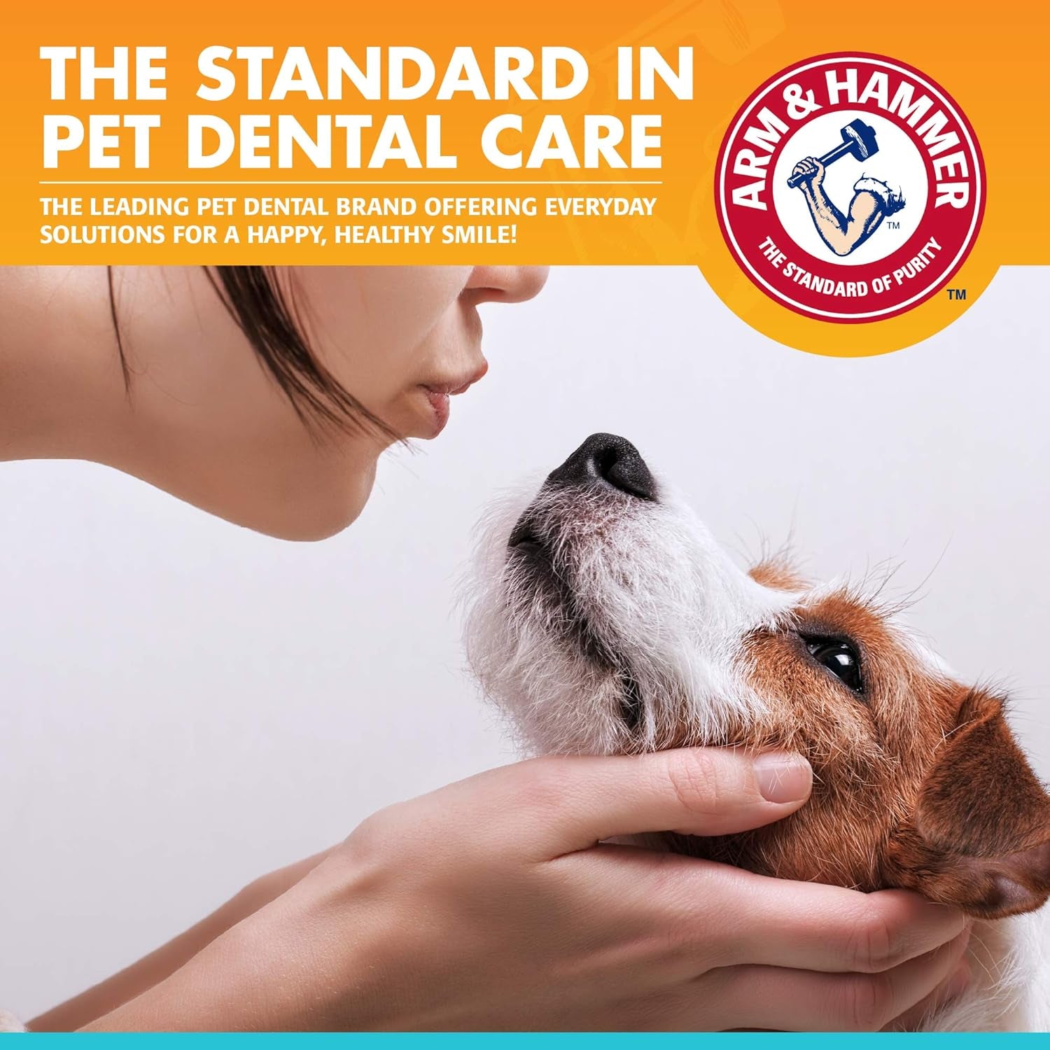 Arm & Hammer for Pets Fresh Breath Enzymatic Dog Toothpaste Vanilla Ginger Flavor Baking Soda Dental Gel Eliminates Bad Breath Safe Puppies Adult Dogs Daily Use 2.5 OZ Single at Home Dental Care