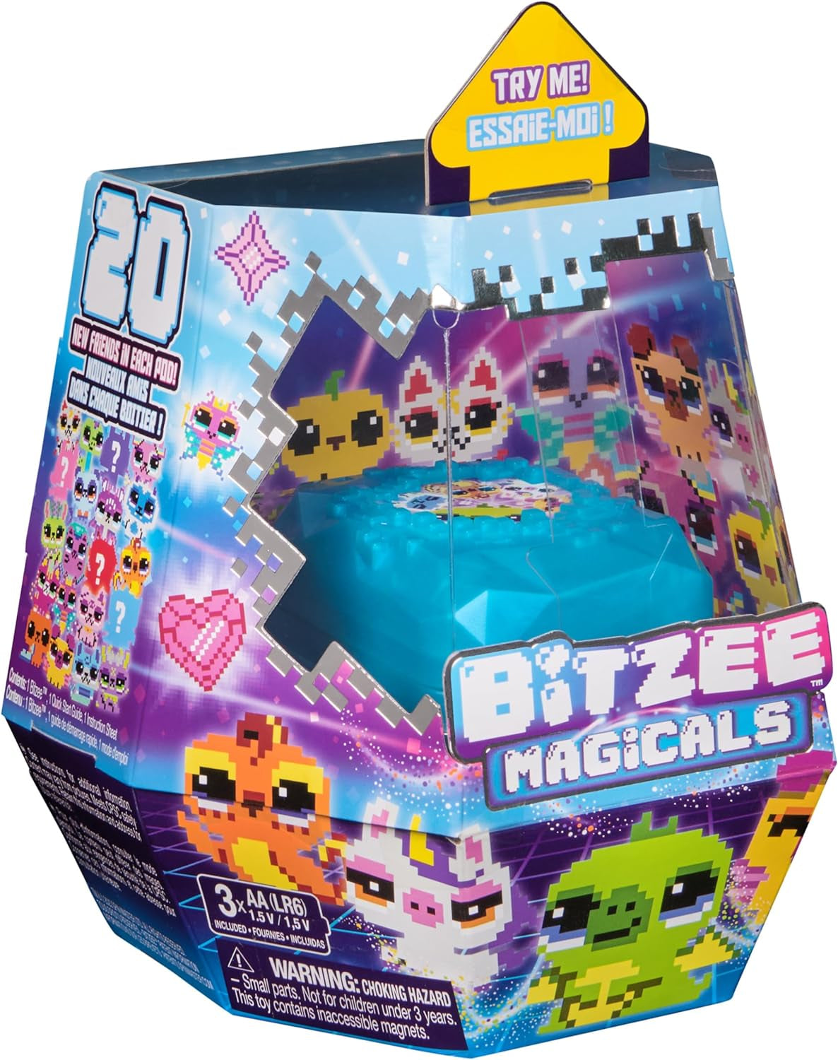 BITZEE, Magicals with 20 Interactive Characters Inside, Reacts to Touch, Digital Pet Kids Toys for Ages 5 and Up