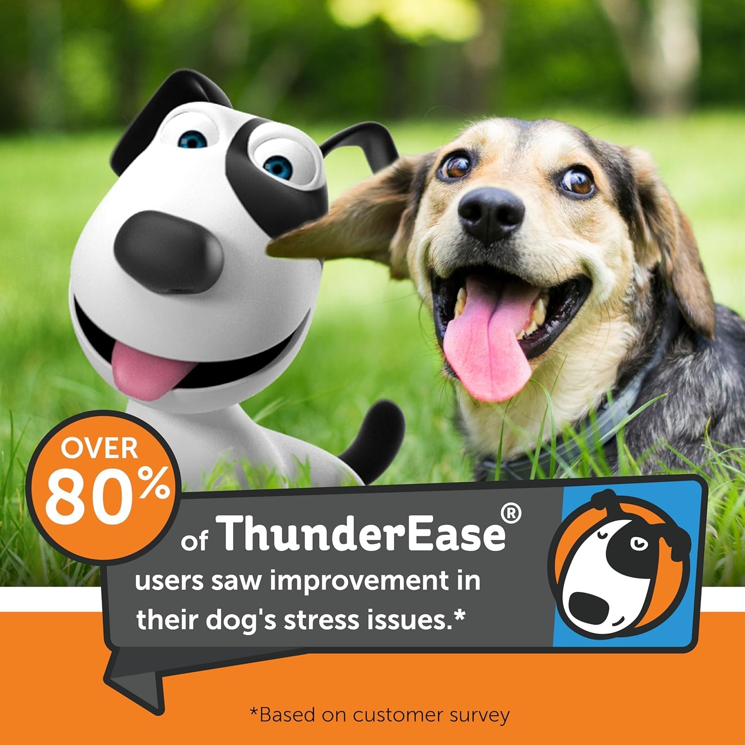 Thunderease Calming anti Anxiety Pheromone Collar for Dogs (Large)