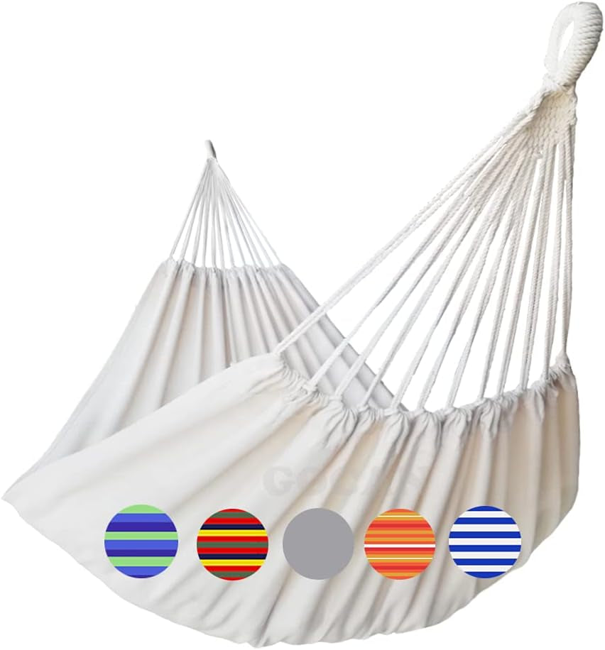 GOCAN Hammock 2 Person Large Outdoor Hammocks Bedsize 220 X 150Cm