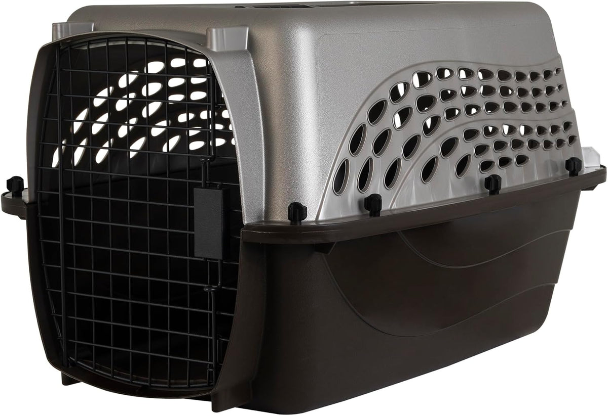 Petmate Dog Crate for Small Dogs and Cat Carrier, 24In, Pearl Tan
