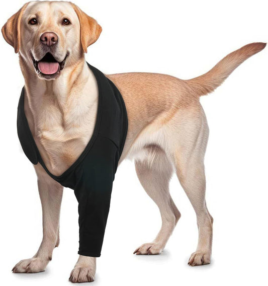 Dog Recovery Sleeve Front Leg to Reduce Licking Skin Wounds