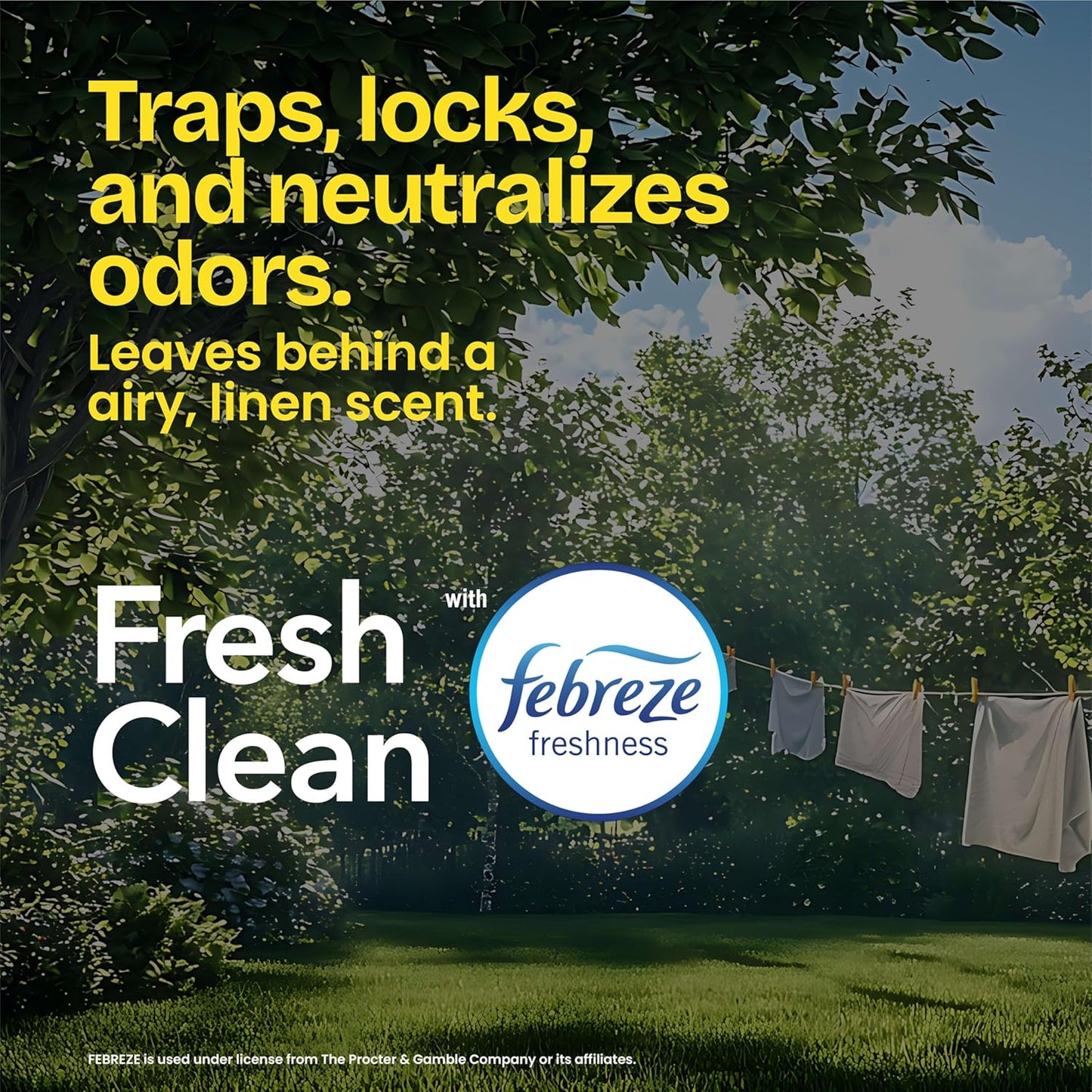 Glad Forceflex Maxstrength Kitchen Trash Bags, Rip and Tear Resistant, Fresh Clean Scented Large Garbage Bags, Odor Control, Febreze Freshness, 20 Gallon Trash Bags, 80 Count