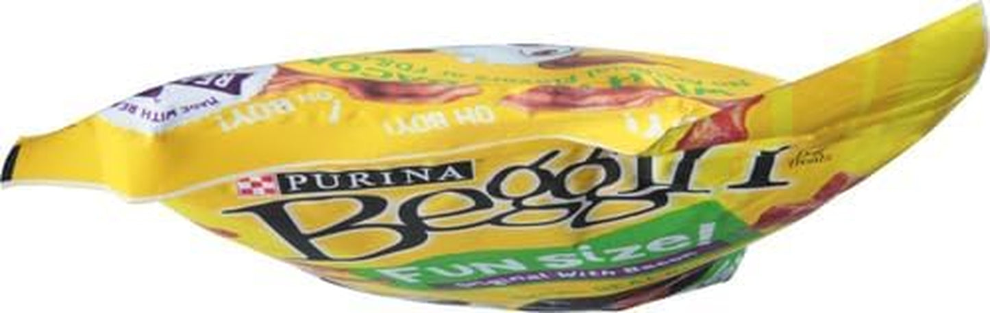 Purina Beggin' with Real Meat Dog Treats, Fun Size Original with Bacon Flavor - 25 Oz. Pouch