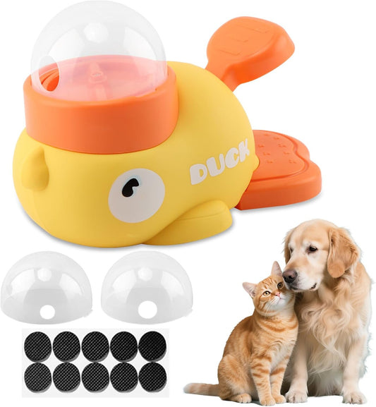 Duck Interactive Treat Dispenser Toy for Cats and Small Medium Dogs
