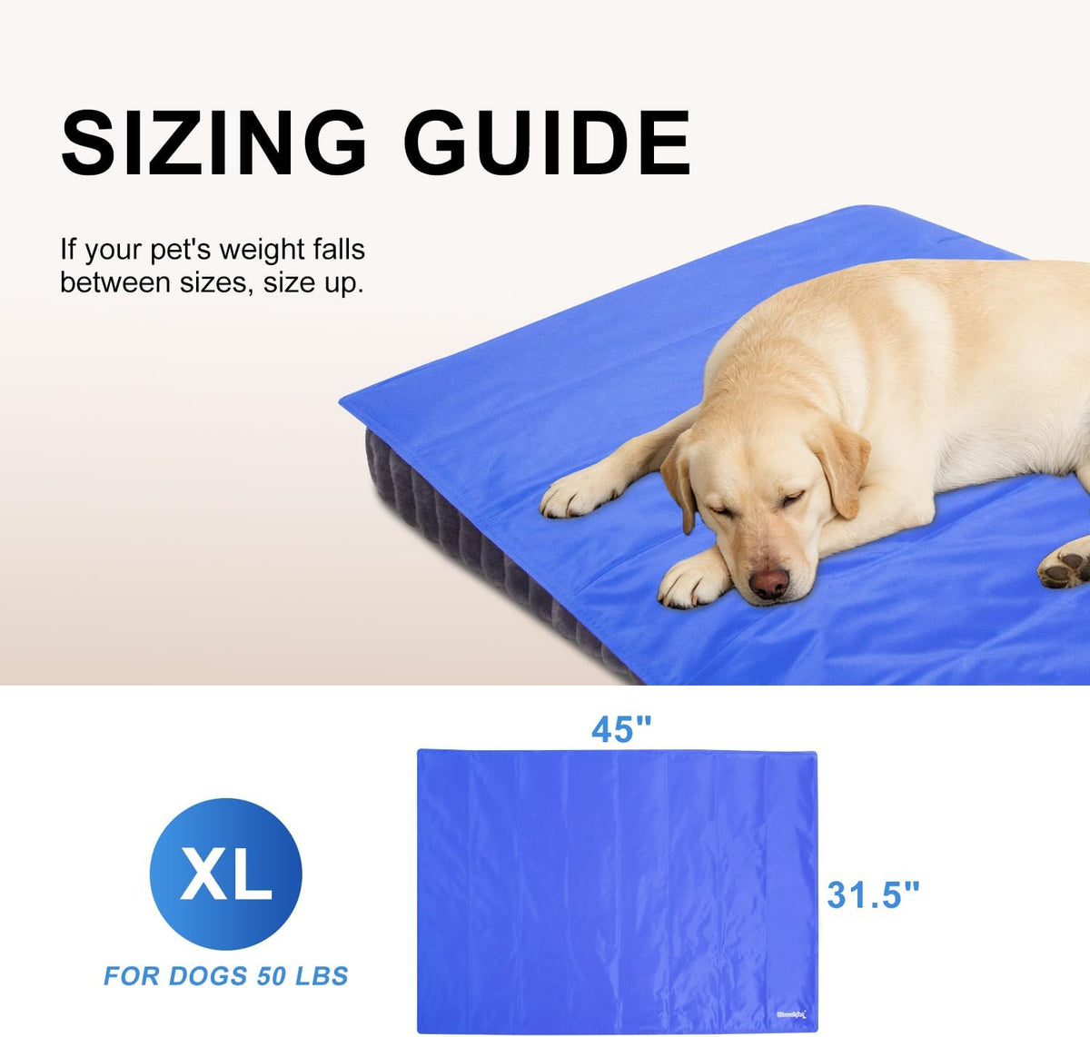 Dog Cooling Mat, 45X31.5 Inches