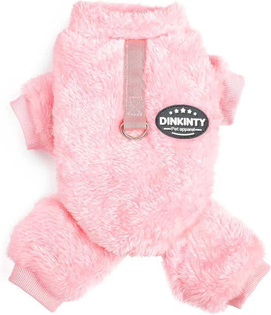 Dog Sweater for Small Dogs Fleece Dog Pajamas Winter Warm Soft Puppy Pjs