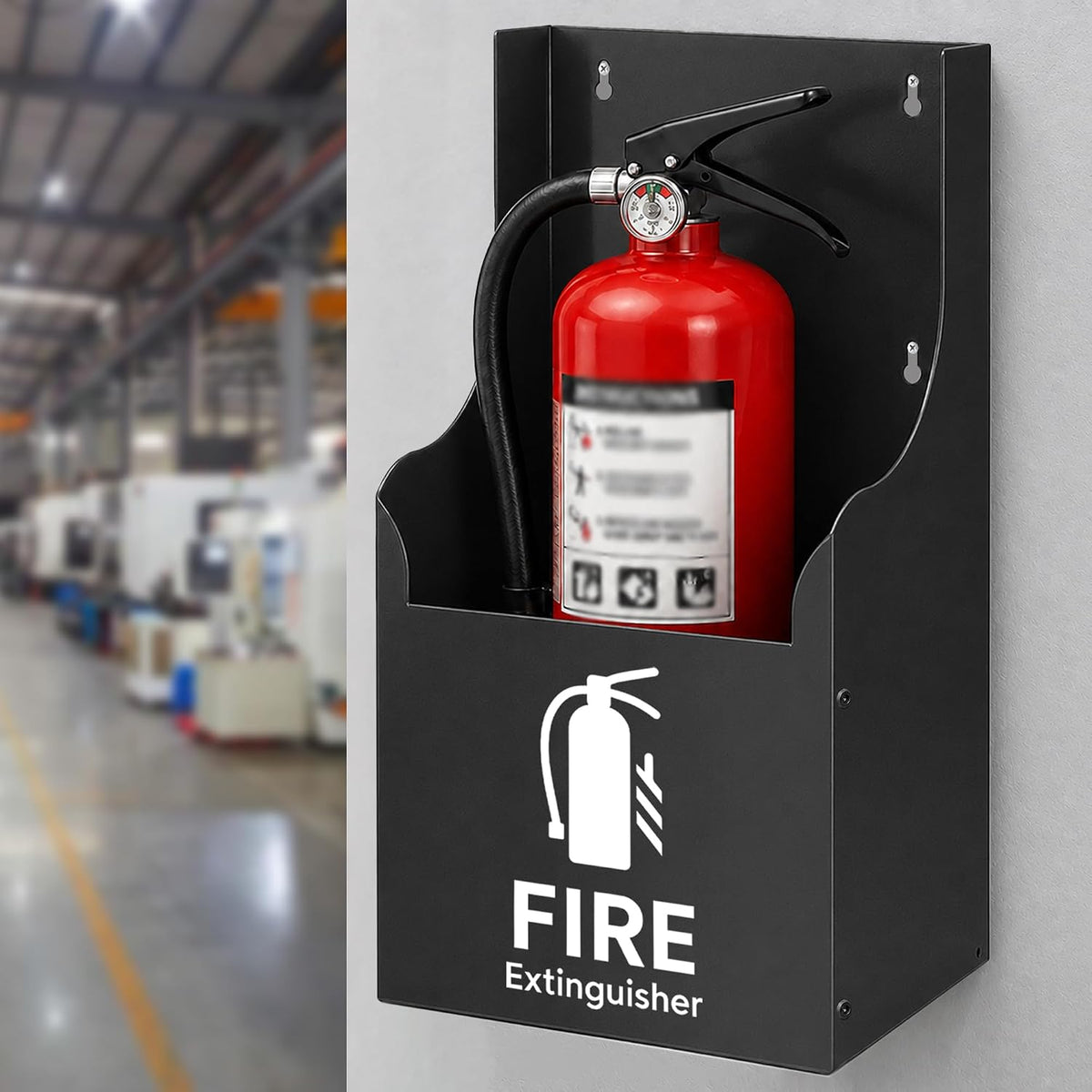 1 Pcs Fire Extinguisher Holder, Heavy Duty Fire Extinguisher Mount Bracket
