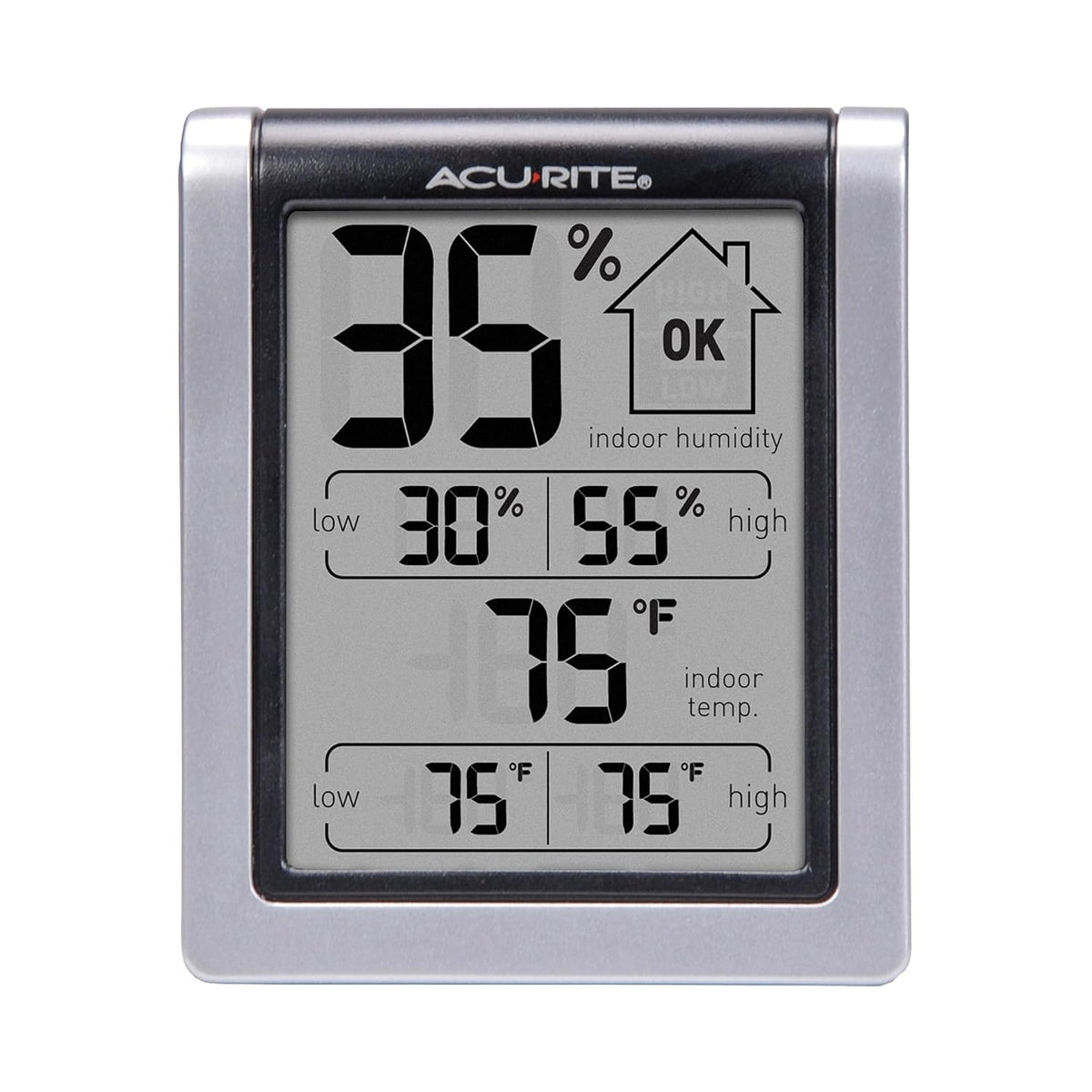 Acurite Wireless Digital Indoor Thermometer and Hygrometer Monitor for inside Temperature and Humidity Measurements (00613)