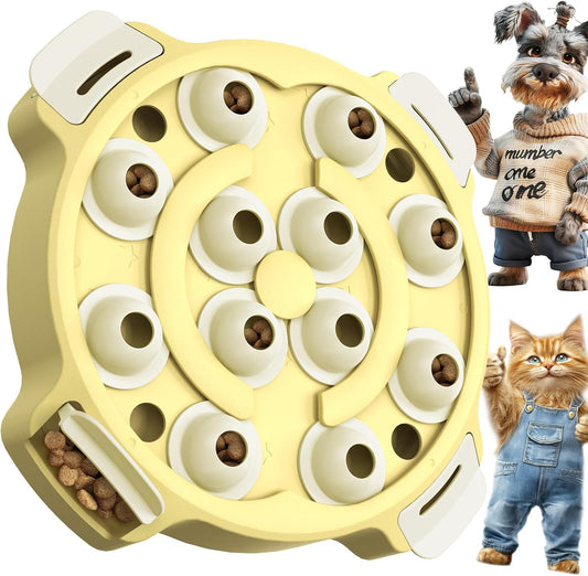 KADTC 2-Level Dog & Cat Puzzle Toy, Mental Stimulation Game for Smart Pets