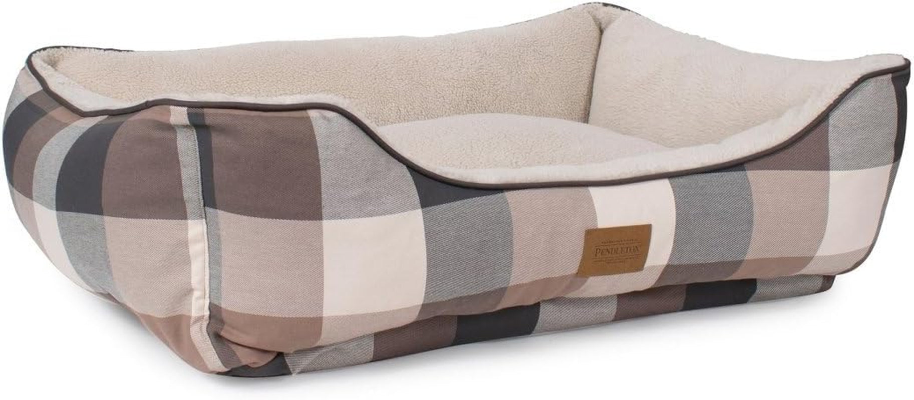 Pendleton Cotton Kuddler Dog Bed, Sherpa Interior (X-Large)