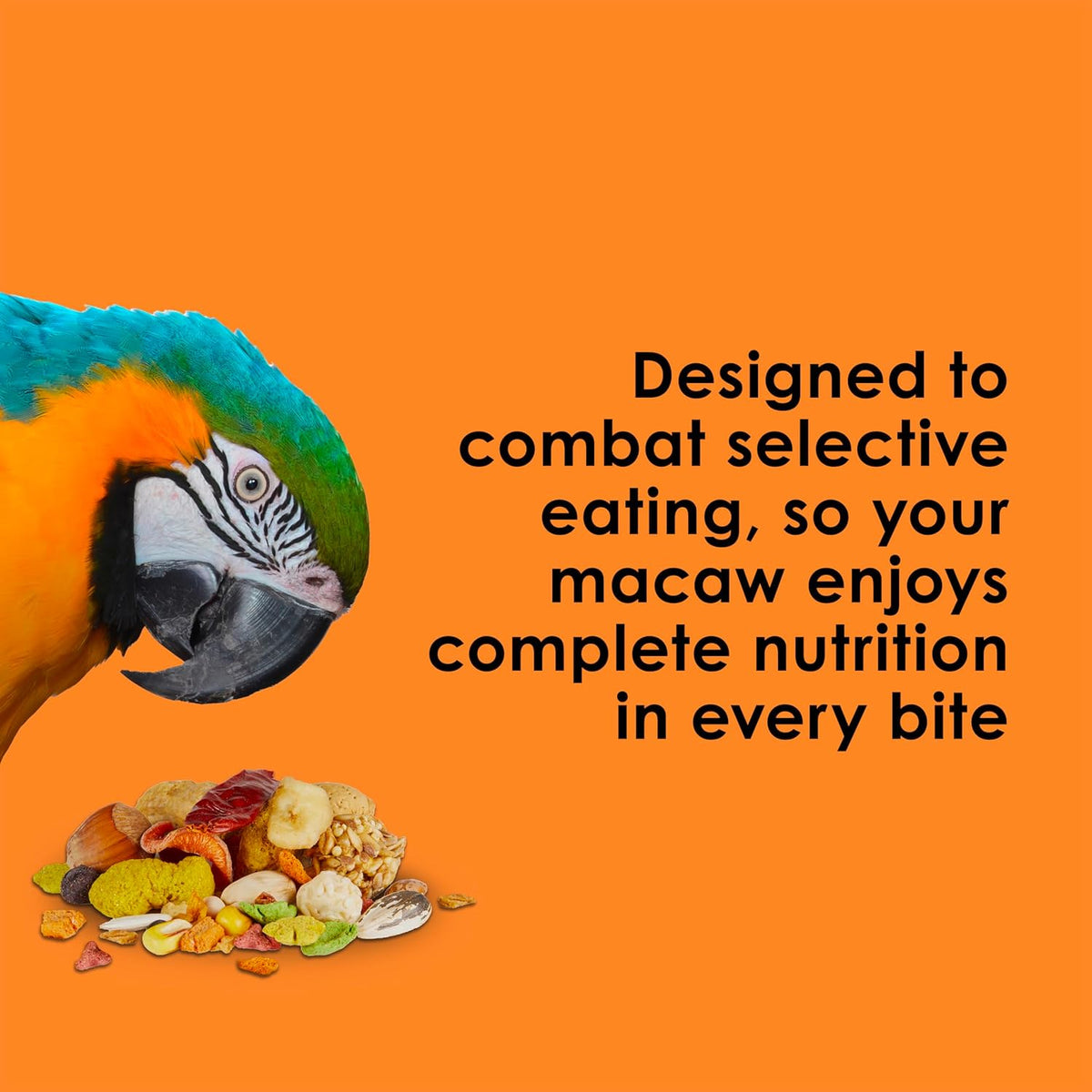 Kaytee Fiesta Macaw Food, Nutritious and Fun Blend, 4.5 Pounds