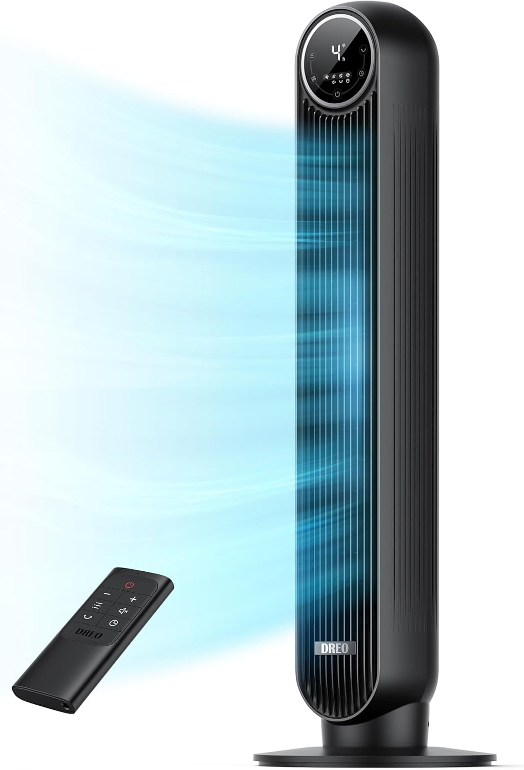 DREO Tower Fan for Bedroom, 28Ft/S Velocity, Ultra Quiet Fan, 8 Speeds