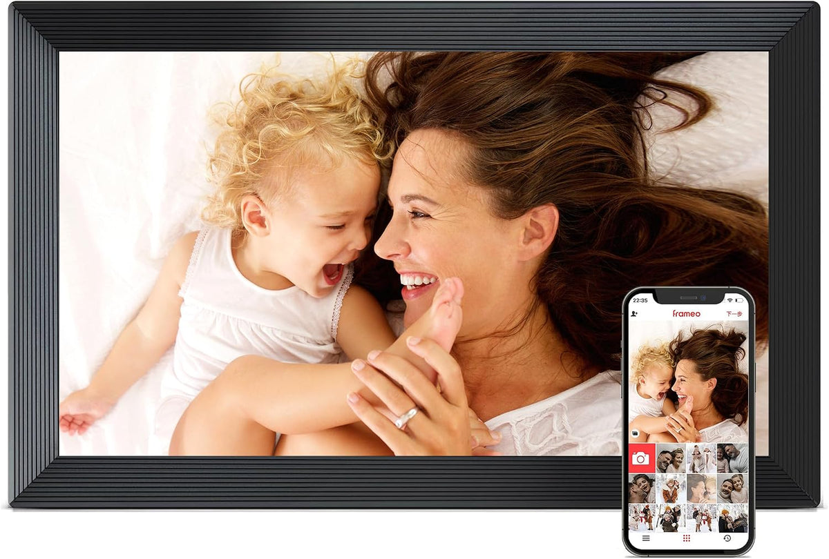 Frameo 15.6" Digital Picture Frame Wifi, Large Display Digital Photo Frame