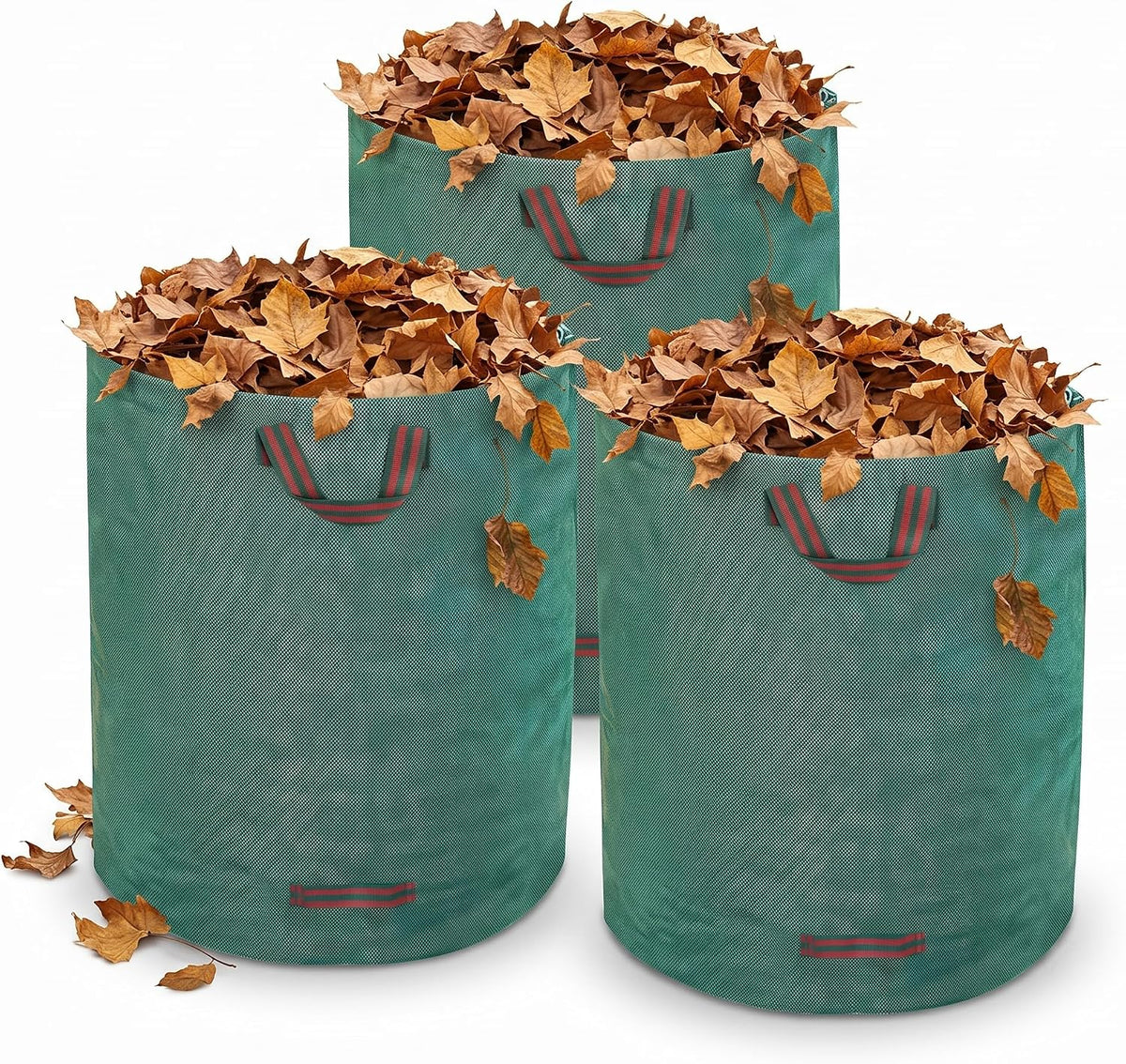 72 Gallon Reusable Yard Waste Bags, Garden Collapsible Leaf Bags Pack of 3