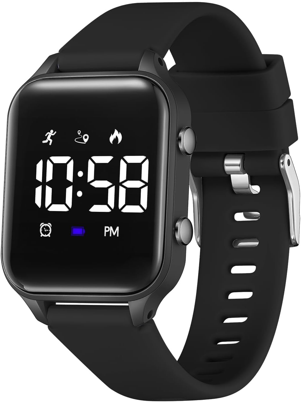 Kids Digital Watches for Boys Girls, Sports Watch with Fitness Tracker, Pedometer, Alarm Clocks, Stopwatch, No App Needed Waterproof Kids Watch, Gift for Teens Student Girls Boys Ages 5-14