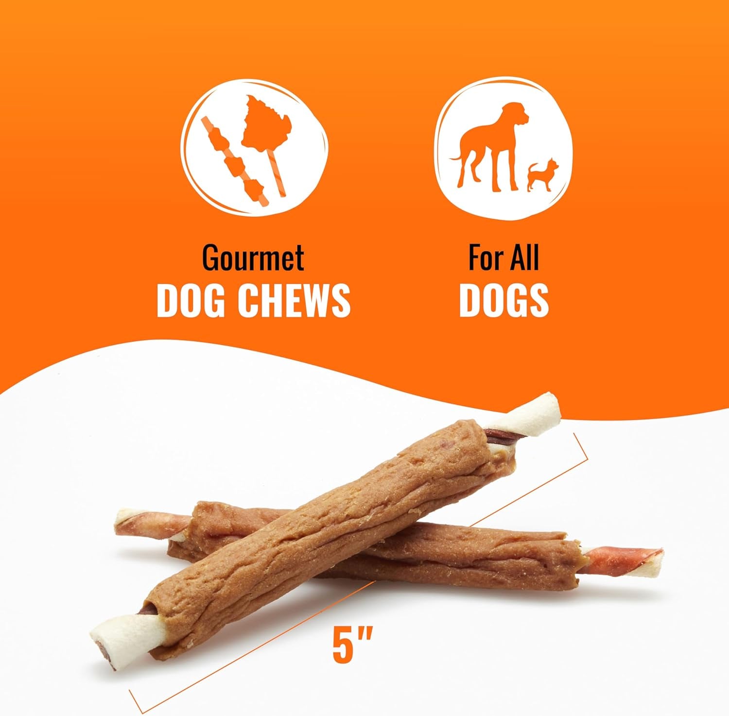 Good ‘N’ Fun Triple Flavor Ribs Chews for All Dogs, Treat Your Dog to Long-Lasting Chews Made with Beef Hide, Chicken and Pork Hide, 12 Oz