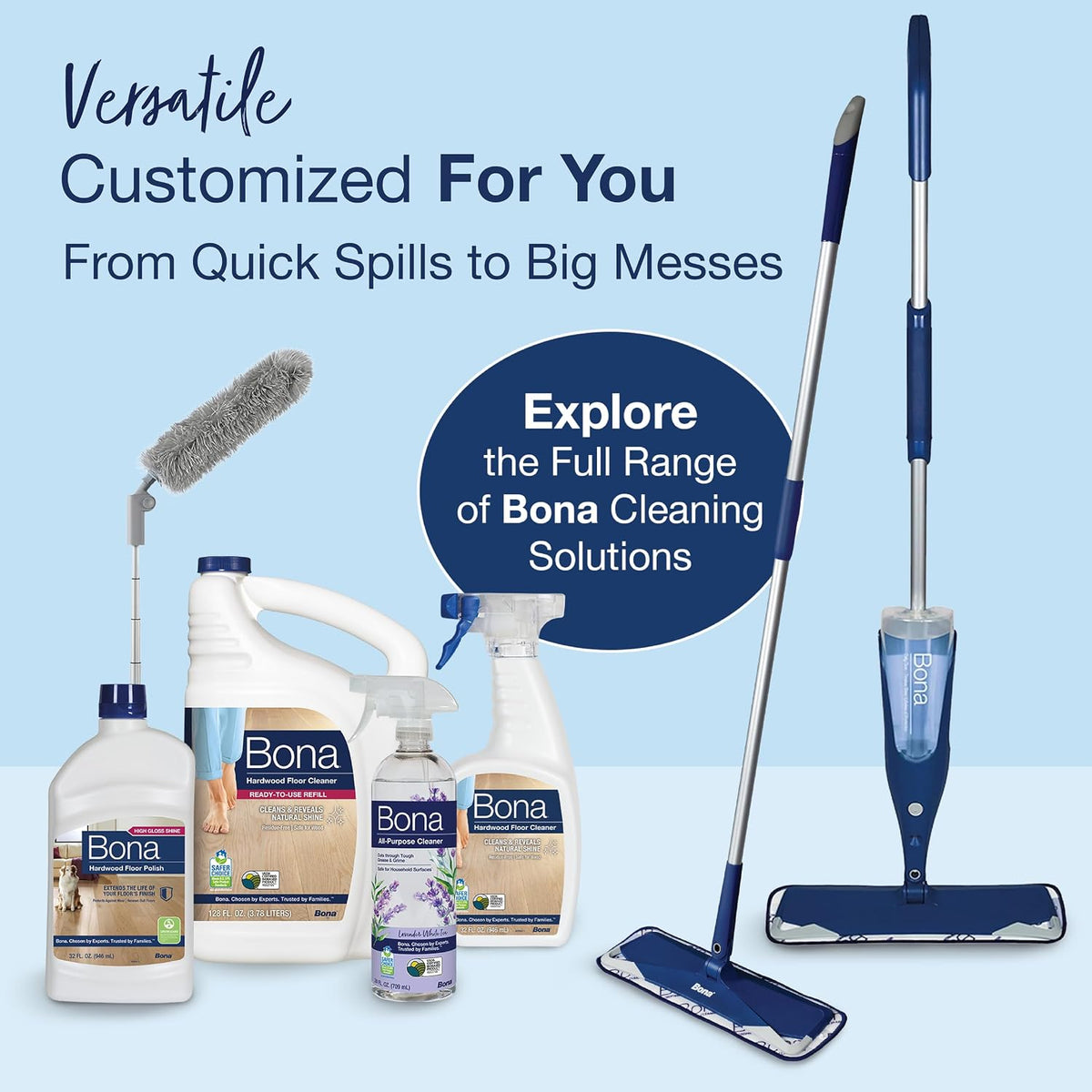 Bona Hardwood Floor Cleaner Refill - 128 Fl Oz - Unscented