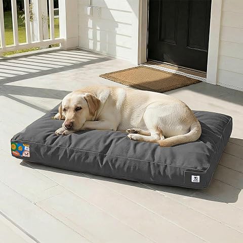Outdoor Dog Bed Extra Large Sized Dog, Waterproof, 44X32X3.5 Inch