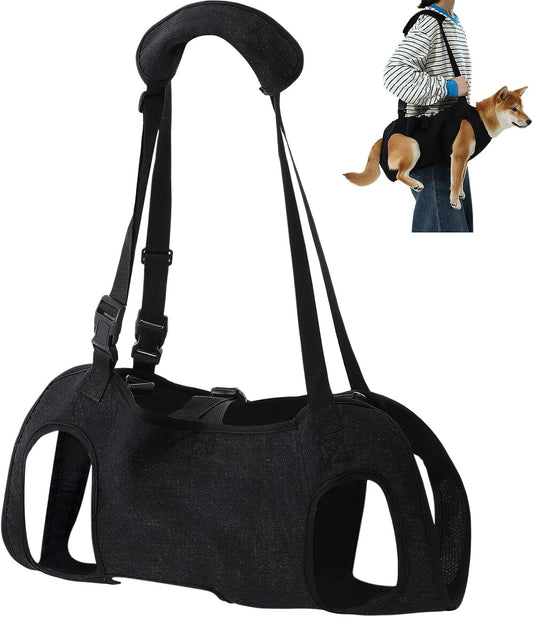 Shinylin Dog Carry Sling Emergency Backpack Dog Lift Harness, M