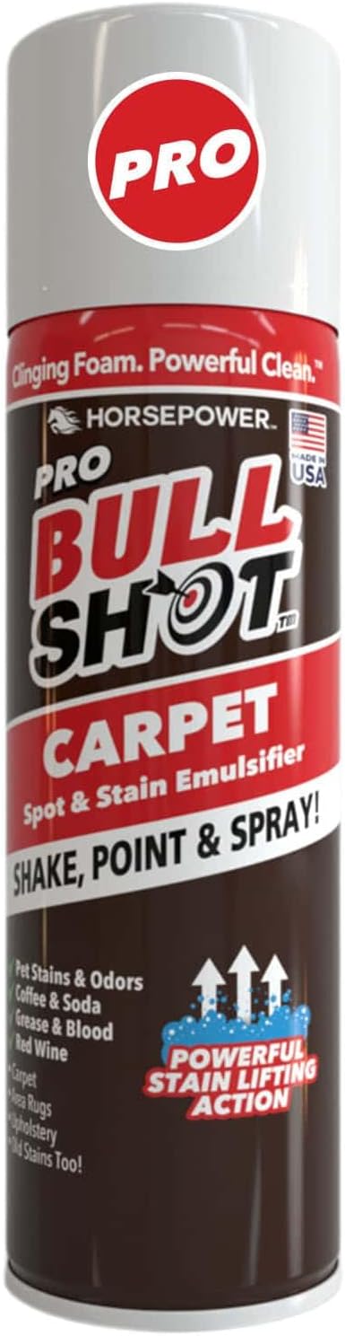 Bull Shot Pro Carpet, Professional Strength Carpet Spot & Stain Remover