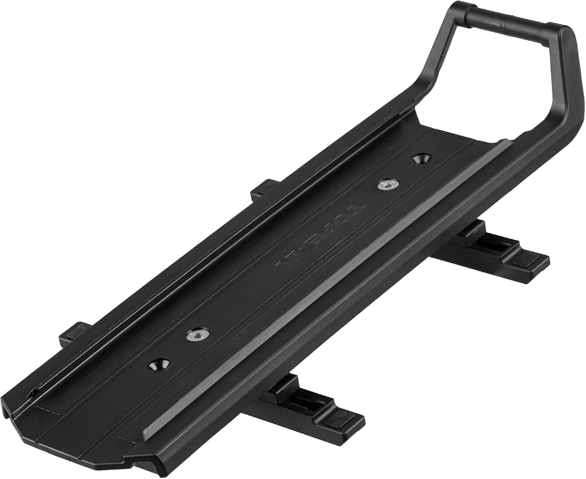 Topeak Omni Quicktrack Adapter – Rear Rack Adapter for Topeak MTX/RX Trunkbags & MTX Baskets – Lightweight Polymer Platform for Standard & Racktime Racks