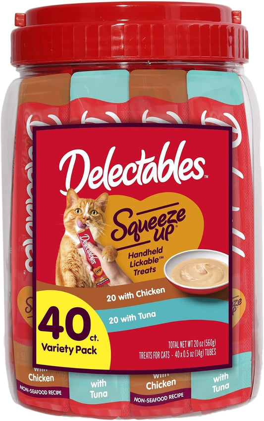 Havira Healthy Lickable Cat Treats Skin & Coat – Salmon Flavor Squeeze Treats with Omega-3 & Real Fish Roe, Creamy Functional Snacks for Soft Fur & Natural Shine, Grain Free