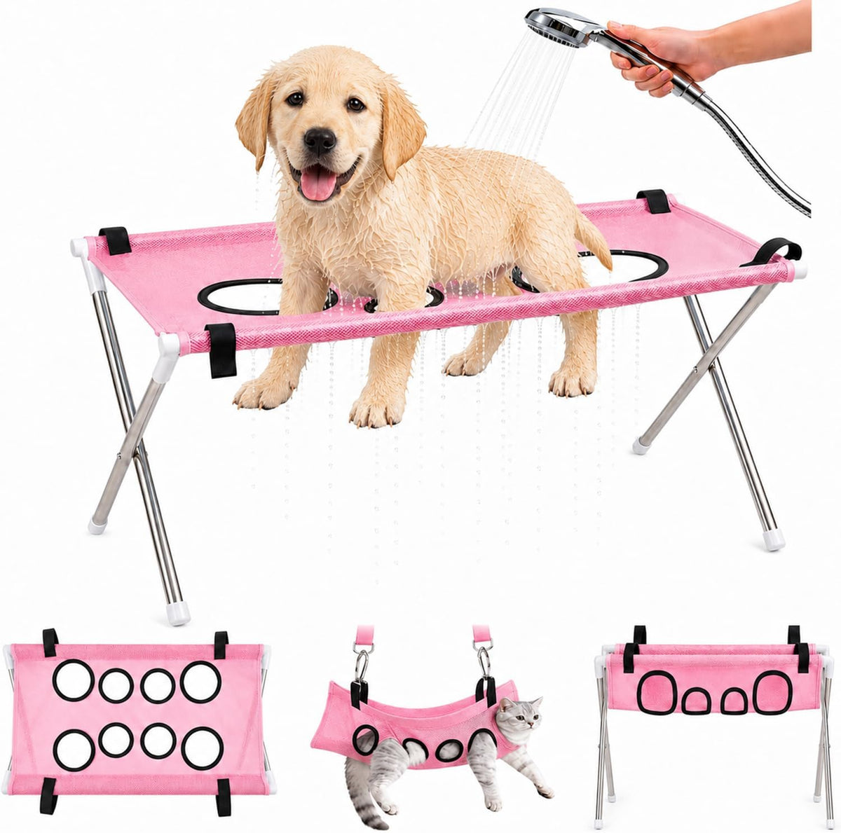 Patiencet Dog Grooming Hammock Kit