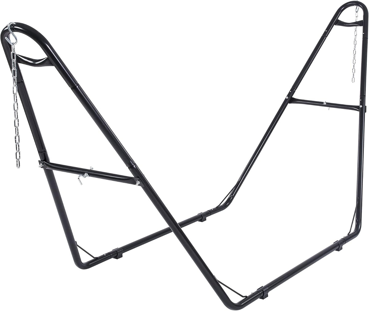 SUNCREAT Traditional Rope Double Hammock, 450 Lbs Capacity, Natural