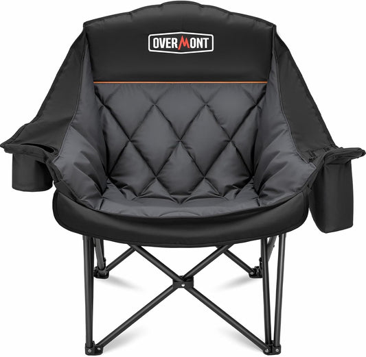 Overmont Oversized XL Camping Chair for Adults 500 Lb Support