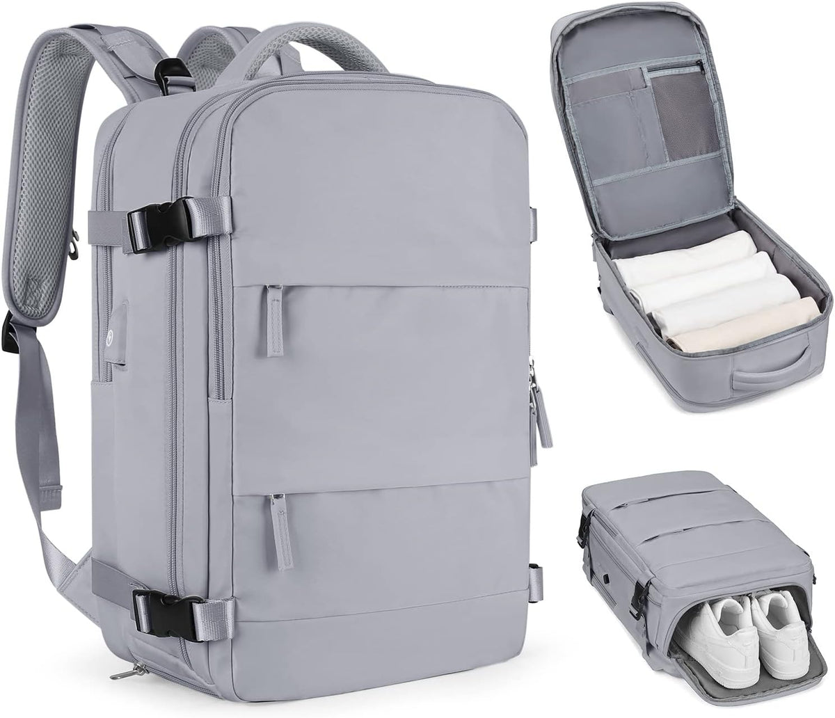 Coofay Travel Backpack for Women Men Airline Approved Carry on Backpack Flight Approved Waterproof Sports Luggage Backpack Casual Daypack Small Hiking Backpack