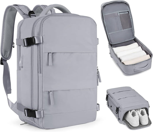 Coofay Travel Backpack for Women Men Airline Approved Carry on Backpack Flight Approved Waterproof Sports Luggage Backpack Casual Daypack Small Hiking Backpack