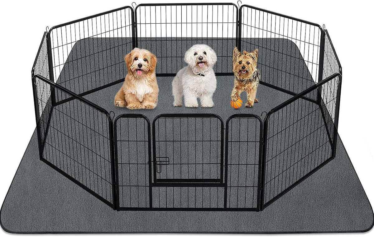 INVENHO Washable Pee Pads for Dogs 72"X72" Reusable Dog Pads Extra Large Upgrade Non-Slip Dog Pee Pads Heavy Absorbency Puppy Pee Pads Quick Dry Whelping Pads/Waterproof Puppy Training Pad