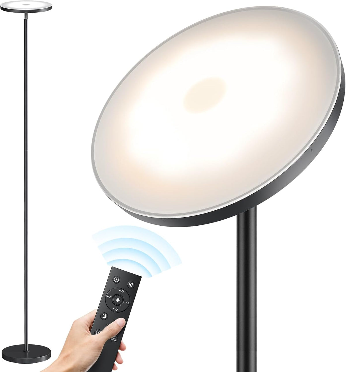 SUNMORY Floor Lamps for Living Room，Led Standing Lamp with Remote Control