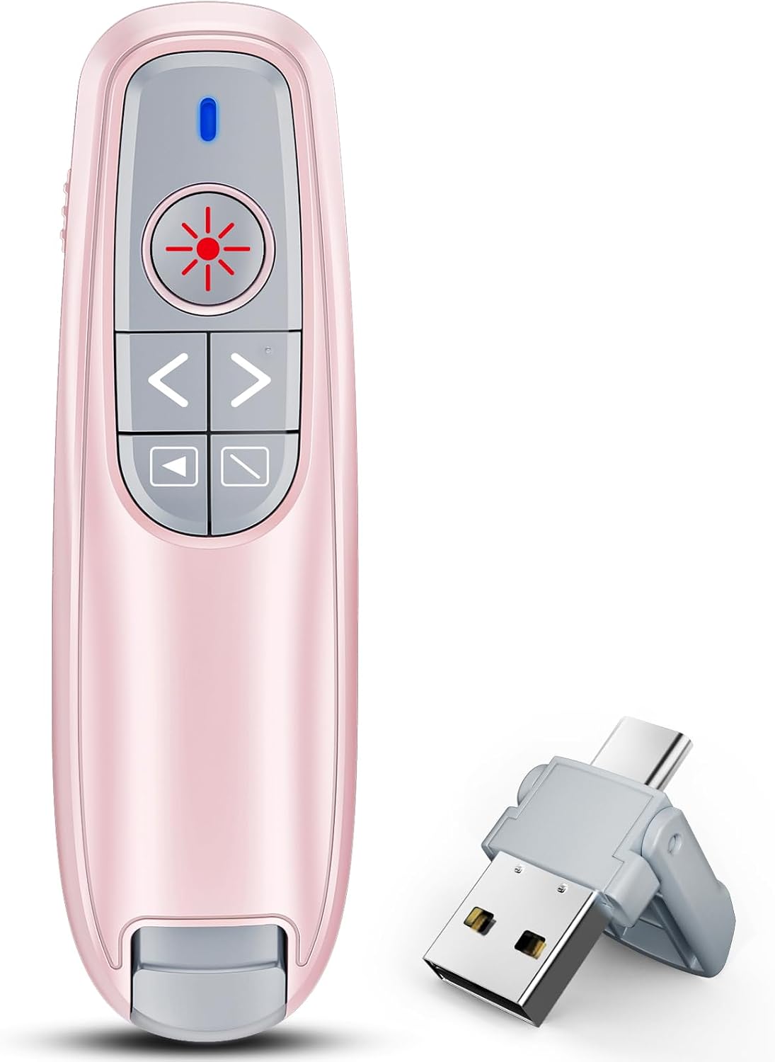 Presentation Clicker for Powerpoint Presenter Remote with Laser Pointer