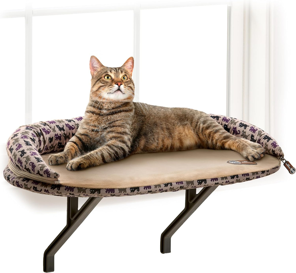 Jetec 2 Pack Cat Hammock for Cage, Leopard and Dot, M