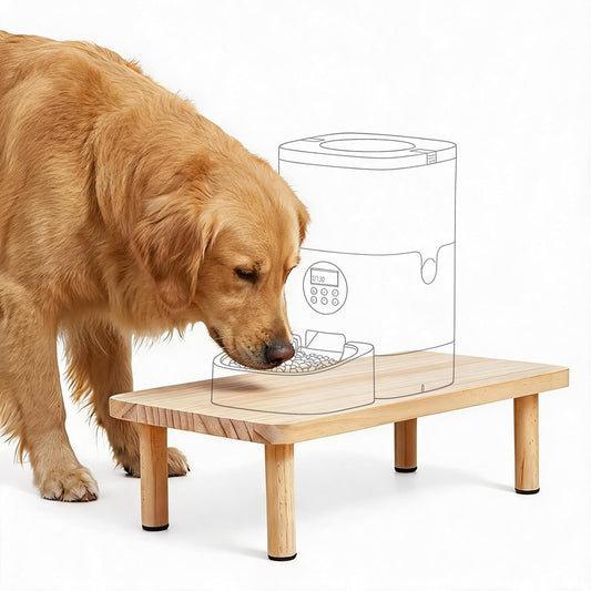 Dog Food Stand, Dog Elevated Food Stand for Automatic Feeders