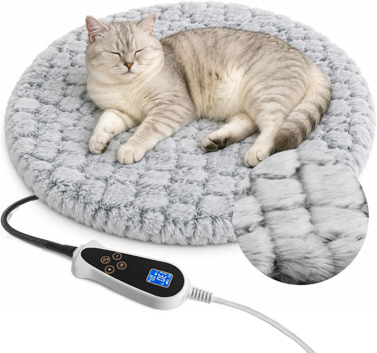 Heated Bed for Small Animals Pet Heating Pad with Intelligent Controller