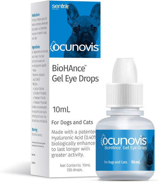 I-DROP Vet plus Dog Eye Drops, 0.25% Hyaluronan, Seasonal Dry Eye, 10 Ml