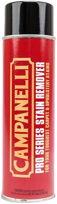 CAMPANELLI Pro Series Carpet & Upholstery Stain Remover Spray, 18Oz Aerosol