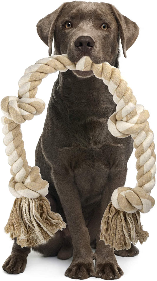 Feeko Dog Rope Toys for Large Breed Aggressive Chewers, Tough Chew Dog Toys