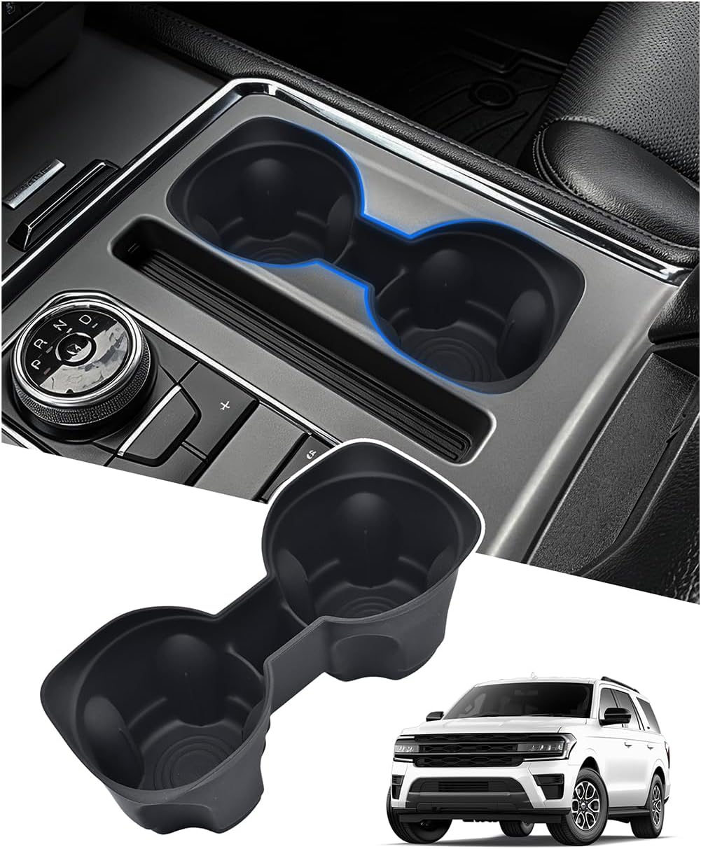 Cup Holder Inserts for Ford Expedition 2018-2024 Accessories