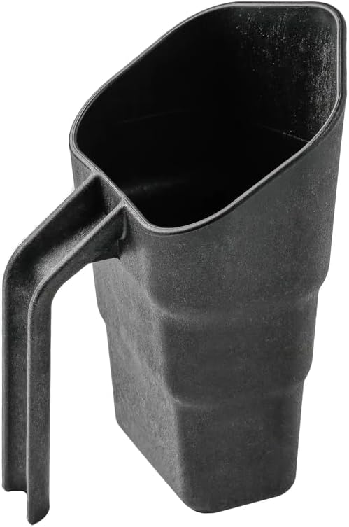 GUNNER Dog Measuring Food Scoop, 3-Cup Pet Food Scooper, Black