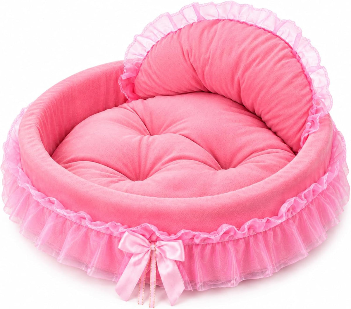 Cat Tunnel Bed with 20 Cat Toys, Kitten Toys for Indoor Kittens,Pink