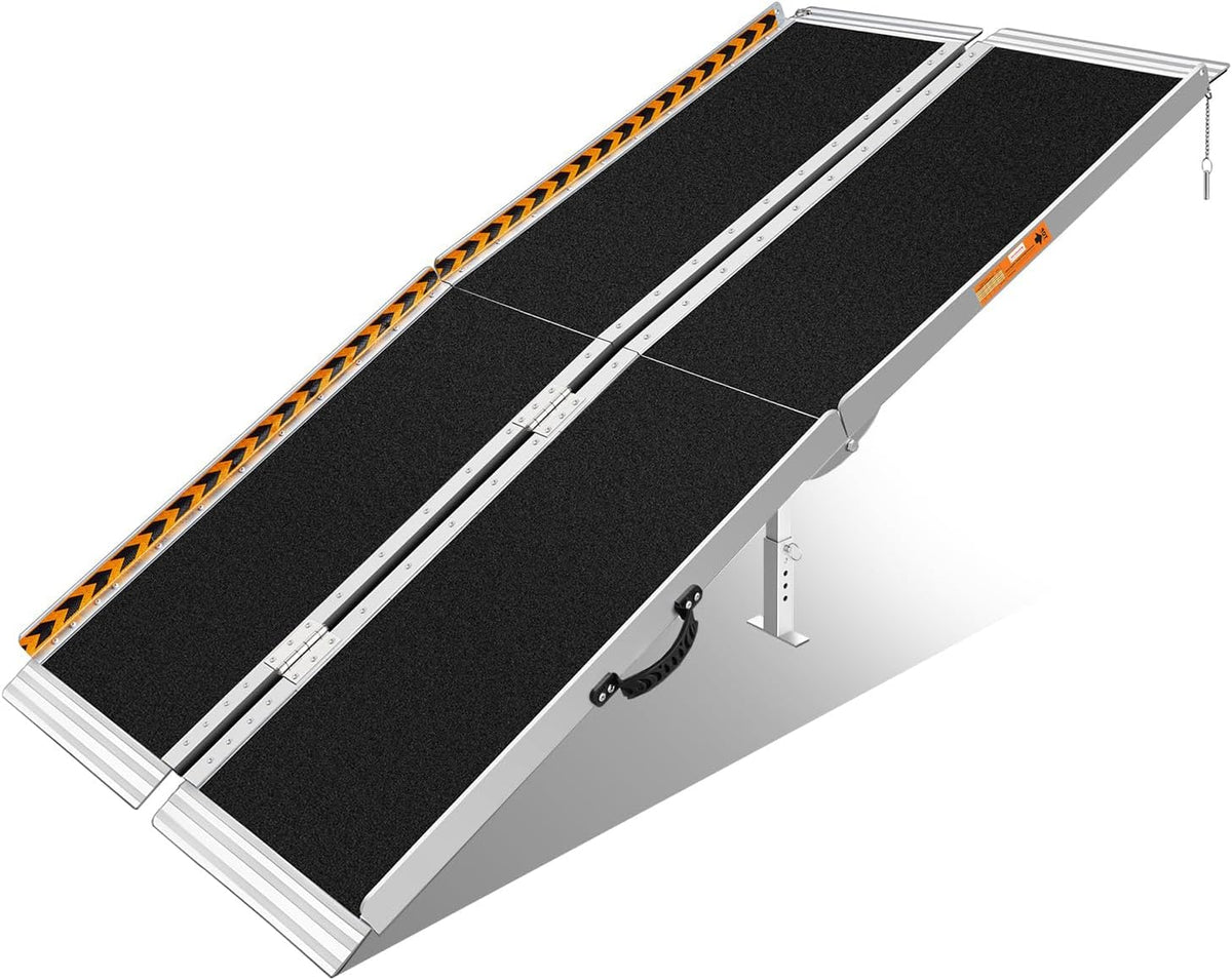 1.5'' Rise Threshold Ramp for Doorways, 2204 LBS Capacity Rubber Threshold Ramp, Non-Slip Driveway Curb Ramps Handicap Ramp for Wheelchair Scooter Stroller, Cuttable & Adjustable Size