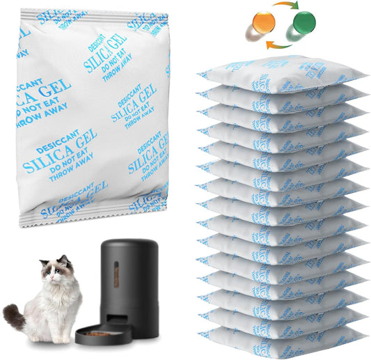 PETKIT Replaced Desiccant Bags for All Automatic Cat Dog Feeders -5 Packs, Pet Feeder Replaced Desiccant, Fresh Keeping