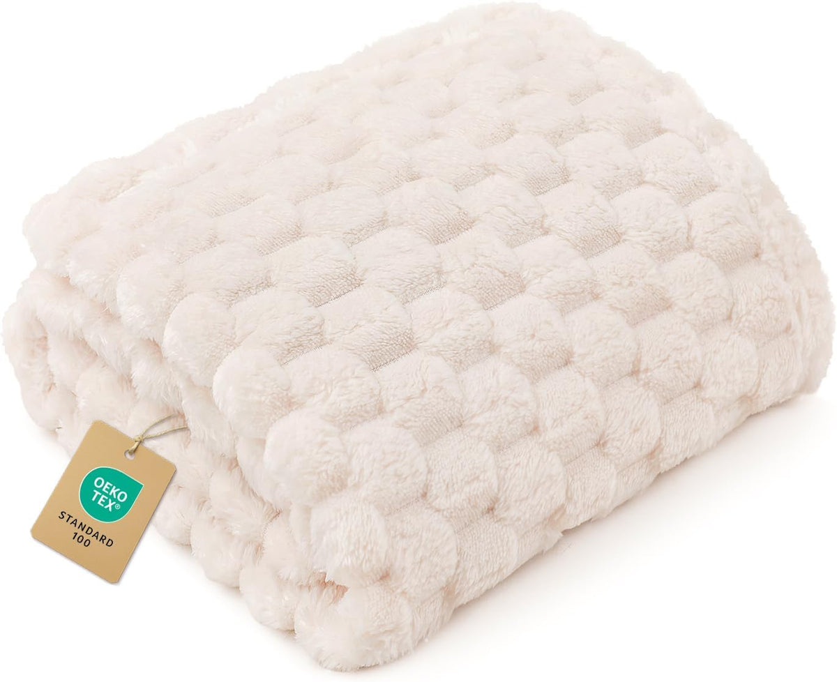 Luciphia Fleece Dog Blanket, Cozy Washable Sofa Protector for Pets Puppy