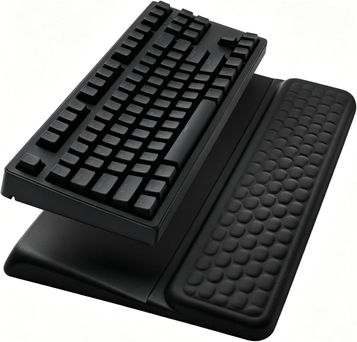 Computer Keyboard Stand with Wrist Rest Support Pad, Black